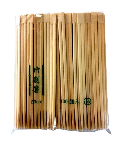 Bastoncini di bambù usa e getta senza carta - 100 pezzi